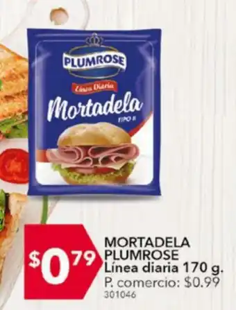 Tia Mortadela Plumrose 170g oferta