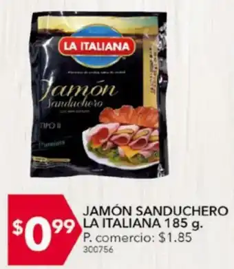 Tia Jamón Sanduchero La Italiana 185g oferta