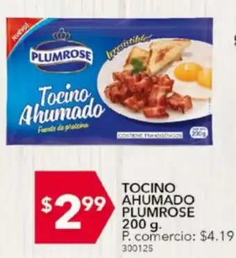 Tia Tocino Ahumado Plumrose 200g oferta