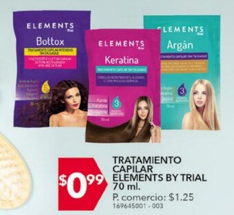 Tia Tratamiento Capilar Elements by Trial 70ml oferta