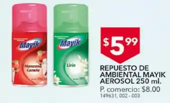 Tia Repuesto de Ambiental Mayik Aerosol 250ml oferta