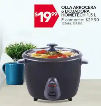 Tia Olla Arrocera o Licuadora Hometech 1.5L oferta