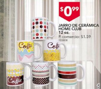 Tia Jarro de Cerámica Home Club 12 oz oferta