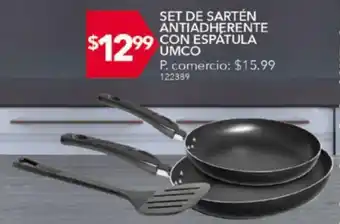 Tia Sartén Antiadherente con Espatula Umco Set oferta