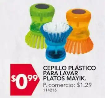 Tia Cepillo Plástico para Lavar Platos Mayik oferta