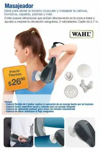 TVentas Wahl Masajeador oferta