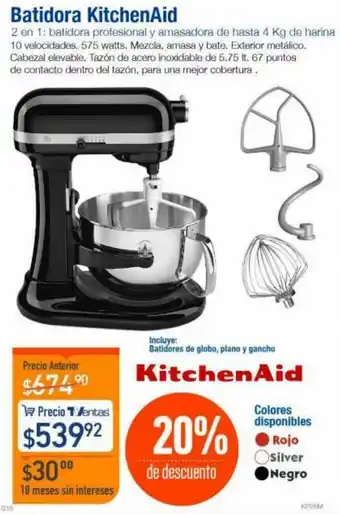 TVentas Batidora KitchenAid oferta