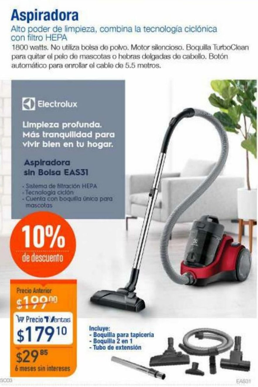 Electrolux Aspiradora sin Bolsa EAS31 oferta en TVentas