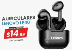 Novicompu AURICULARES LENOVO LP40 oferta