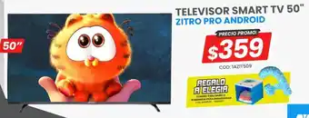 Novicompu TELEVISOR SMART TV 50" ZITRO PRO ANDROID oferta