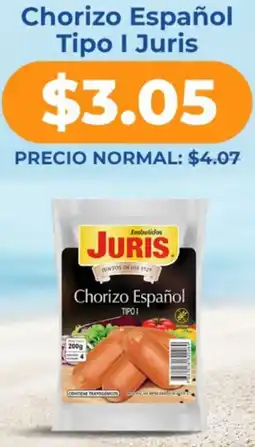 Akí Chorizo Español Tipo/Juris oferta