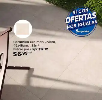 Ferrisariato Cerámica Graiman Riviera, 45x45cm, 1.82m2 oferta