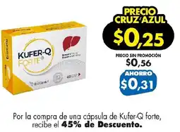Farmacias Cruz Azul Kufer-Q forte oferta