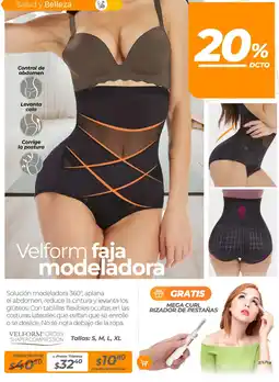 TVentas Velform faja modeladora oferta