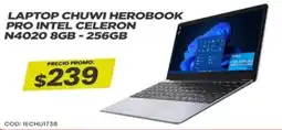 Novicompu Laptop Chuwi herobook pro intel celeron n4020 oferta