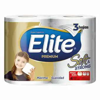 Tia Papel higiénico triple hoja Elite Premium Mega 34m x4 rollos oferta