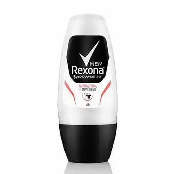 Tia Desodorante para hombre antibacterial invisible Rexona 50 ml oferta