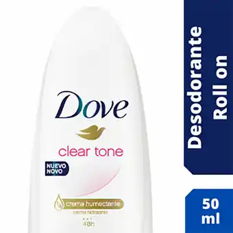 Tia Desodorante para mujer clear tone Dove 50 ml oferta
