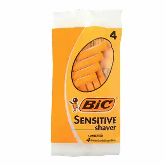 Tia Máquina de afeitar sensitive Bic 4 uni oferta