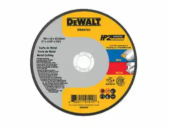 Tia Disco para corte de acero inoxidable 7X1/16X7/8 x (Caja de 25 unidades) DeWalt oferta