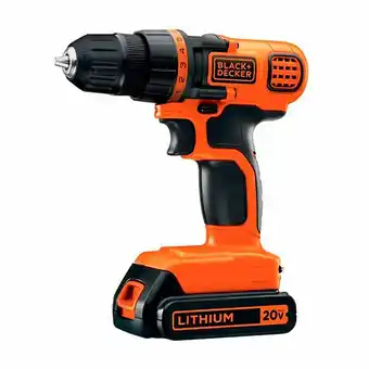 Tia Taladro atornillador inalambrico 20v Black and Decker oferta