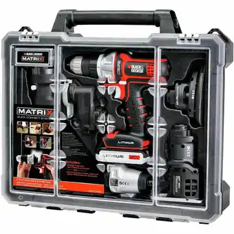 Tia Taladro matrix con 6 piezas intercambiables Black and Decker oferta