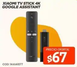 Novicompu Xiaomi tv stick 4k google assistant oferta