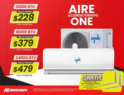 Novicompu Aire acondicionado one 24000 BTU oferta