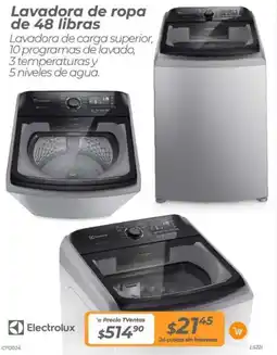 TVentas Electrolux Lavadora de ropa oferta
