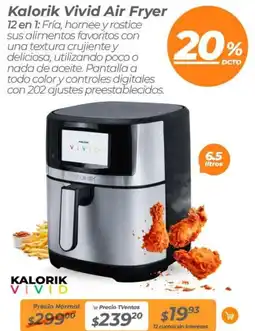 TVentas Kalorik Vivid Air Fryer oferta