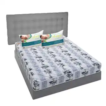 Tia Combo imperial 2 plazas con base, 2 almohadas y cabecera Chaide oferta