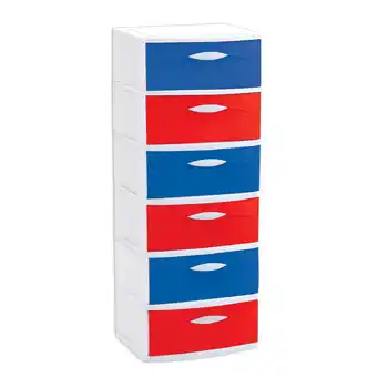 Tia Cajonera colorinche 6 pisos roja Pica oferta