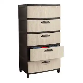 Tia Cajonera plastica super nova 5 pisos duo beige Pica oferta