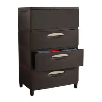 Tia Cajonera plastica super nova 4 pisos duo café Pica oferta