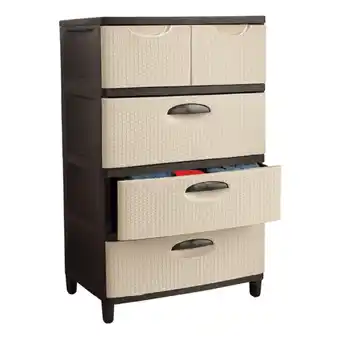 Tia Cajonera plastica super nova 4 pisos duo beige Pica oferta