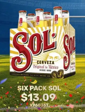 Coral Hipermercados Six pack SOL oferta