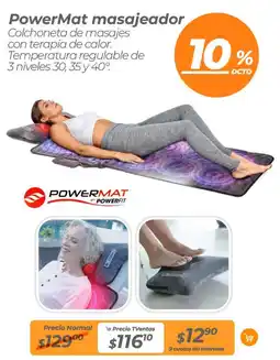 TVentas PowerMat masajeador oferta