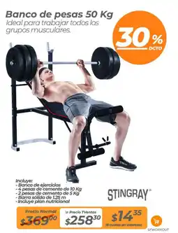 TVentas Stingray Banco de pesas oferta