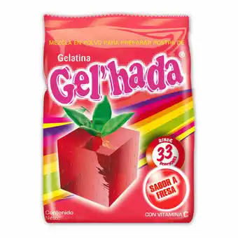 Tia Gelatina en polvo fresa Gel-Hada 400 g oferta