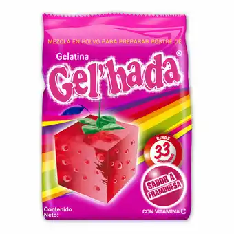 Tia Gelatina en polvo frambuesa Gel-Hada 400 g oferta