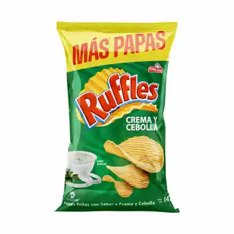 Tia Papas fritas Ruffles 147 g crema cebolla oferta