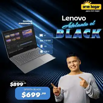 Orve Hogar Lenovo Notebook 81WD00HDLM oferta