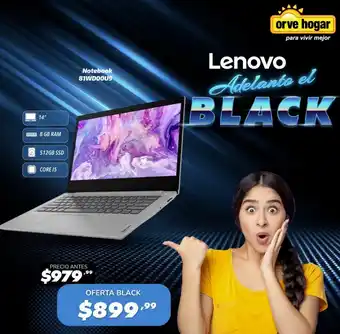 Orve Hogar Lenovo Notebook 81WD00U9 oferta