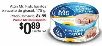 Mi Comisariato Atún Mr. Fish, Lomitos en Aceite de Girasol 175g oferta