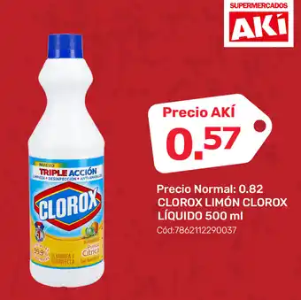 Akí Clorox Limón 500ml oferta