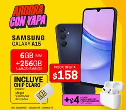 Novicompu Samsung galaxy a15 6GB RAM +256GB ALMACENAMIENTO oferta