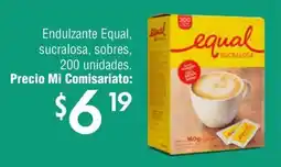 Mi Comisariato Endulzante Equal, a sucralosa, sobres oferta