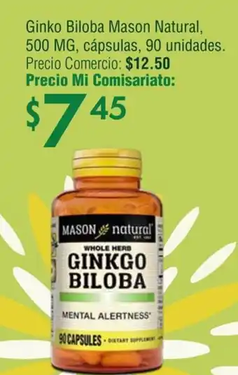 Mi Comisariato Ginko Biloba Mason Natural, oferta