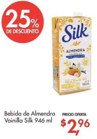 Supermaxi Bebida de Almendra Vainilla Silk 946ml oferta