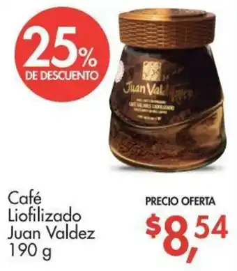 Supermaxi Café Liofilizado Juan Valdez 190g oferta